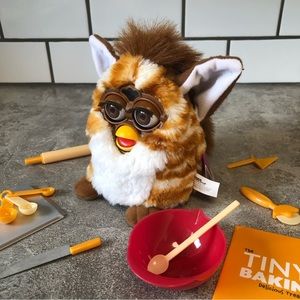 Vintage 1999 Golden Stripes Furby